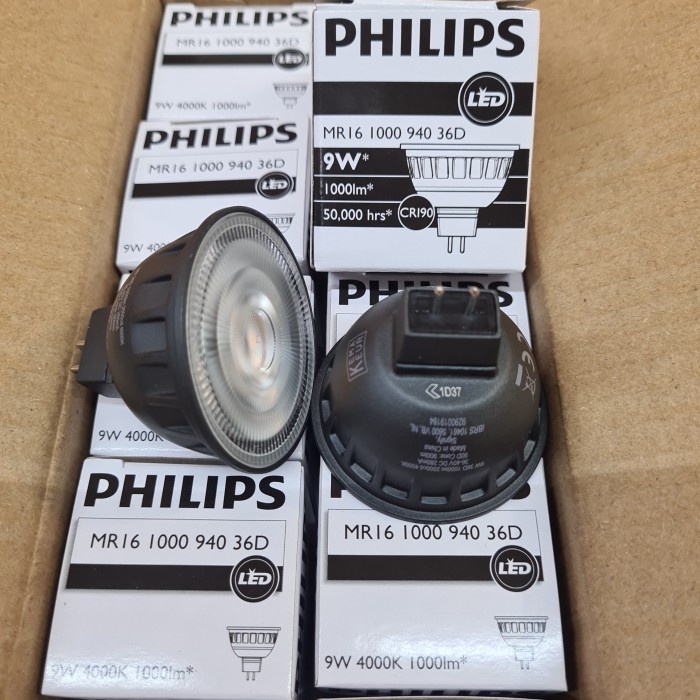 lampu MR16 1000 940 36D 9W philip / lampu MR16 led 9w 36D 1000lm