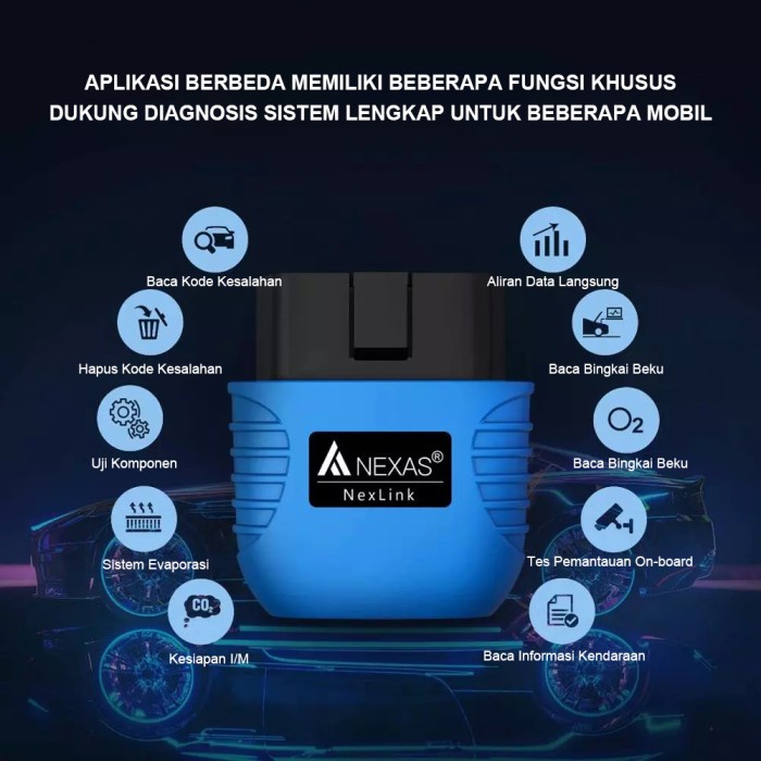 Terbaik Nexas Bluetooth Obd2 Scanner Motor/Mobil Untuk Bmw/Ducati/Ktm/Piaggio Dengan Kompatibilitas