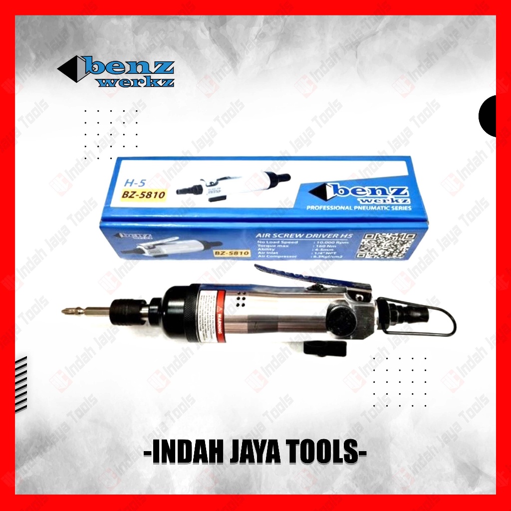 HJK BENZ BZ-5810 Air Screwdriver Obeng Angin Kompresor Impact Wrench