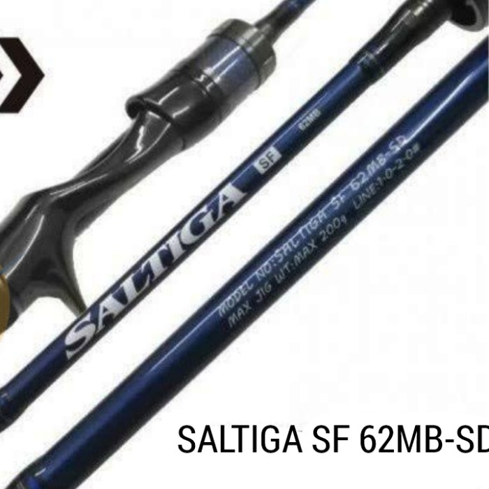 Ready Joran DAIWA SALTIGA SF 62MB-SD Jigging Reel Over Head