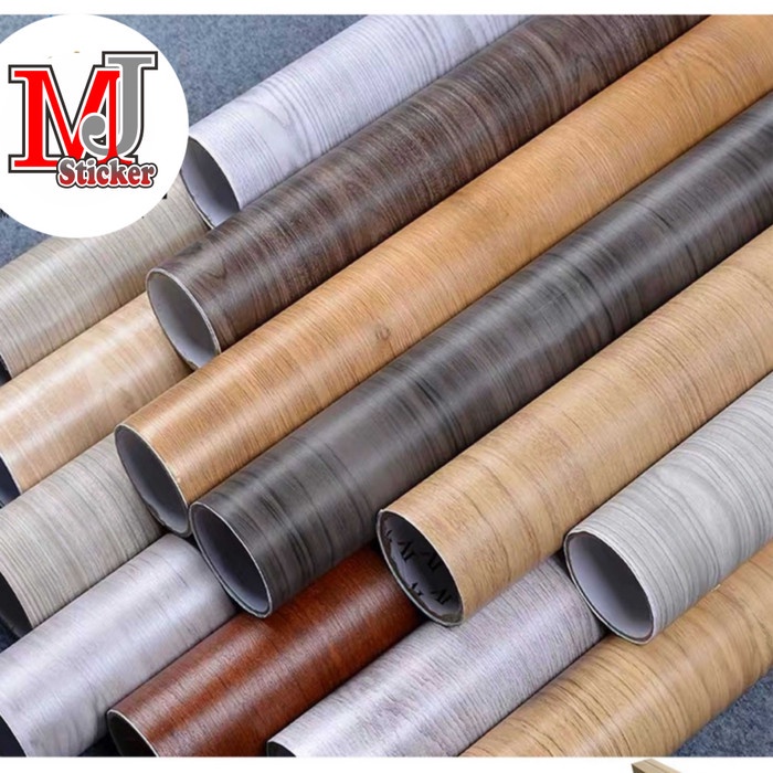 KOMPLIT stiker lemari wallstiker dinding lemari meja dapur sticker vinyl kayu