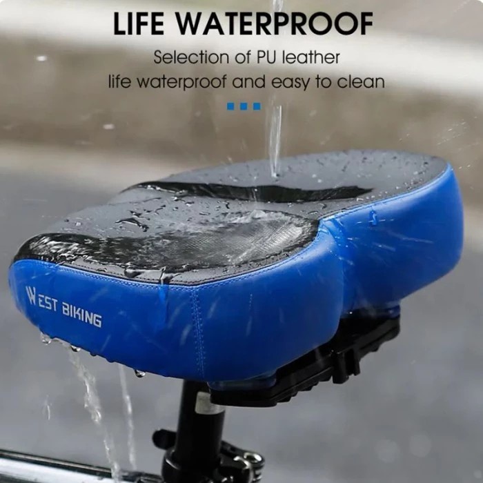 SADEL JOK SEPEDA STATIS LISTRIK MTB SELI WESTBIKING SADDLE EMPUK HITAM