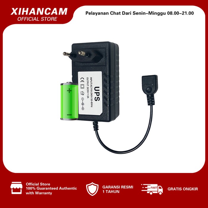 Termurah Xihancam Ups Mini 5V 2A Usb Travel Adaptor Cctv Baterai Internal