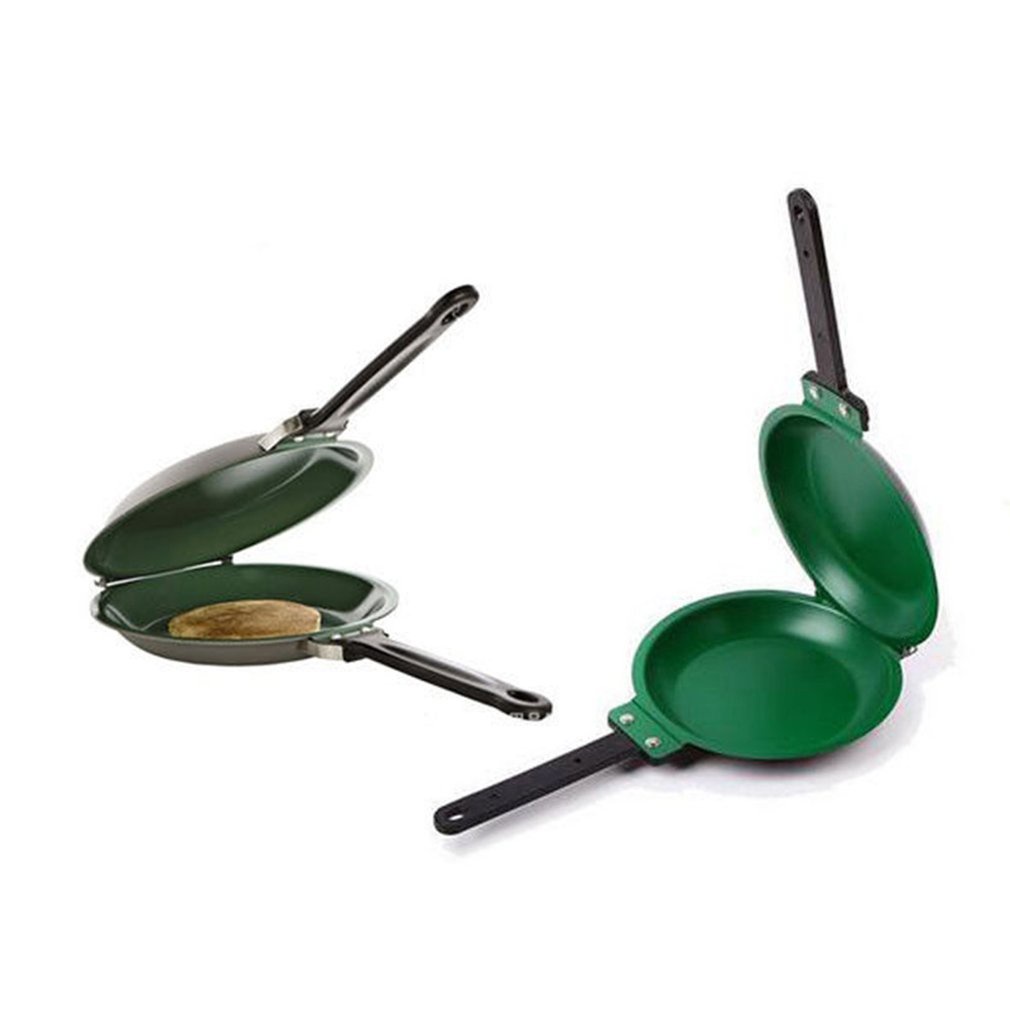 Wajan Lipat Anti Lengket Pembuat Pancake Keramik Wajan Penggorengan Porselen Kue Antilengket Sehat P