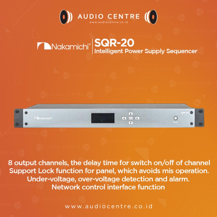 Nakamichi SQR 20 SQR20 Intelligent power supply sequencer