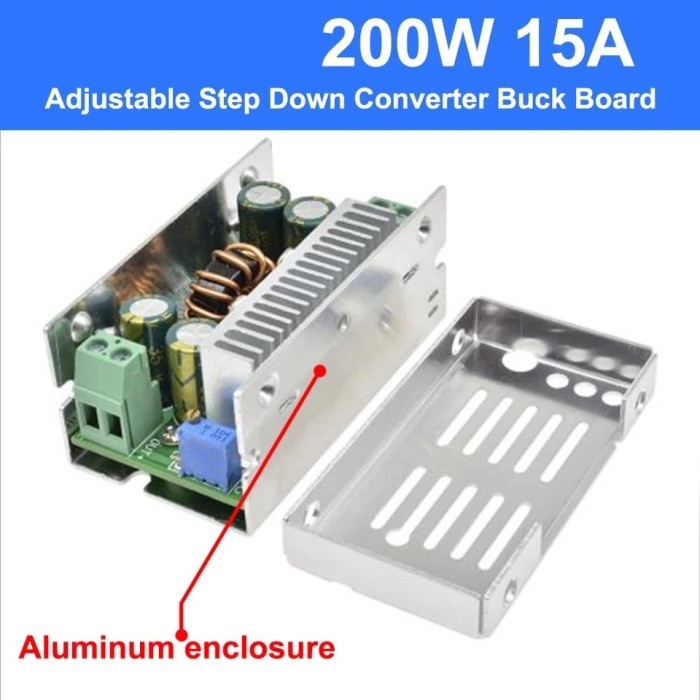 Step Down 15A 200W 60V Adjustable DC-DC Step Down Converter Buck Modul