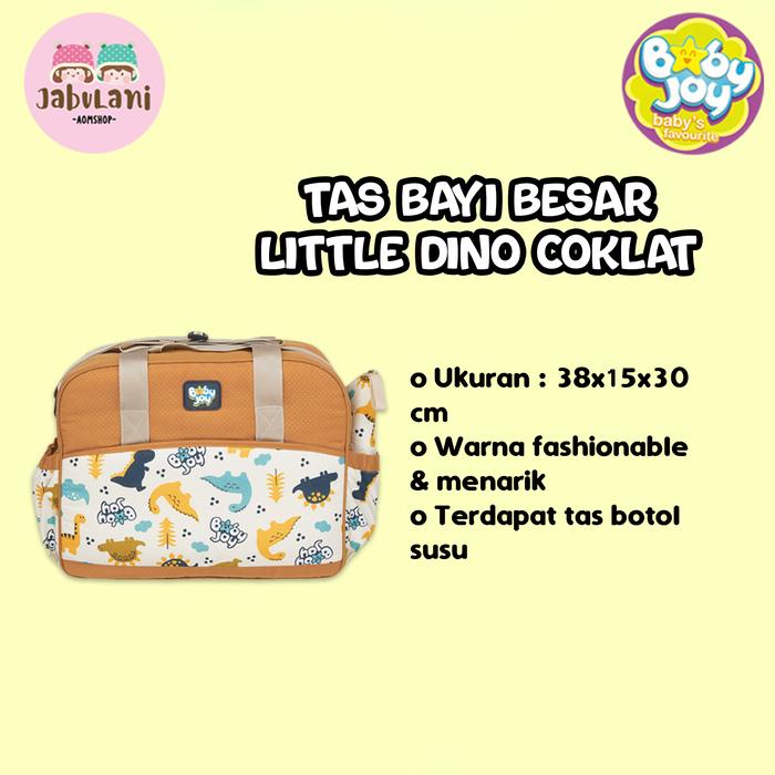 KUYY BABY JOY TAS PERLENGKAPAN BAYI BESAR LITTLE DINO SERIES BABY JOY TAS BAYI BESAR LITTLE DINO