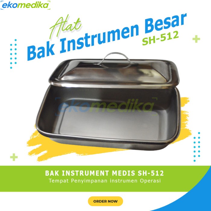 Bak Instrumen SH 512 Steinless / Bak Instrumen Besar /Instrument Medis