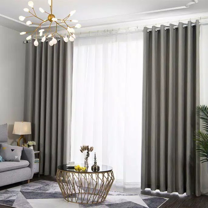 Gorden jendela blackout preum nimalis ukuran 200 x 250