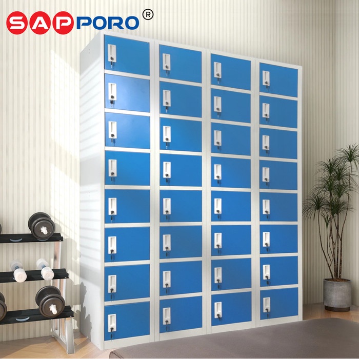 

Sapporo Stuttgart - Loker Besi 32 Pintu Steel Locker 32 Doors