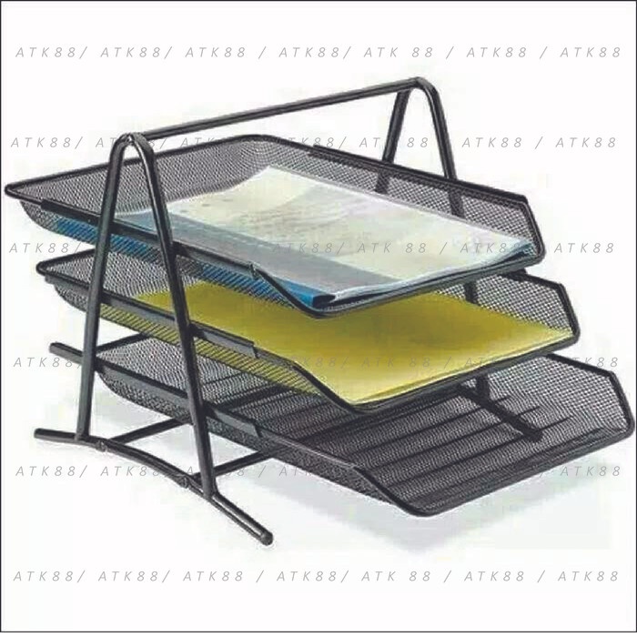 

Letter Tray / Rak Surat Besi 3 Susun V-Tec