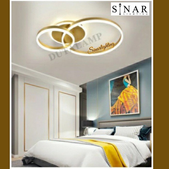 Lampu plafon nimalis Ring LED 50010/2 (REMOTE)