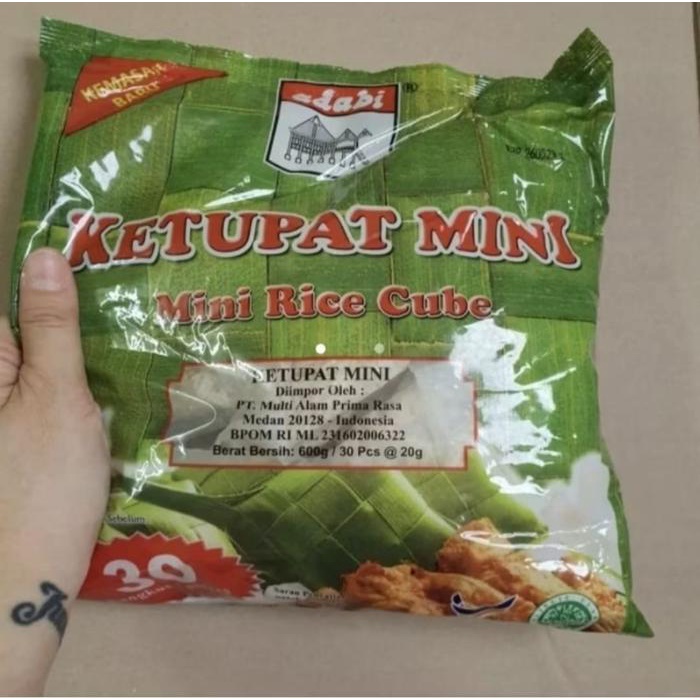 

terbaru !!! ketupat mini adabi isi 30 premium - halal- termurah ready
