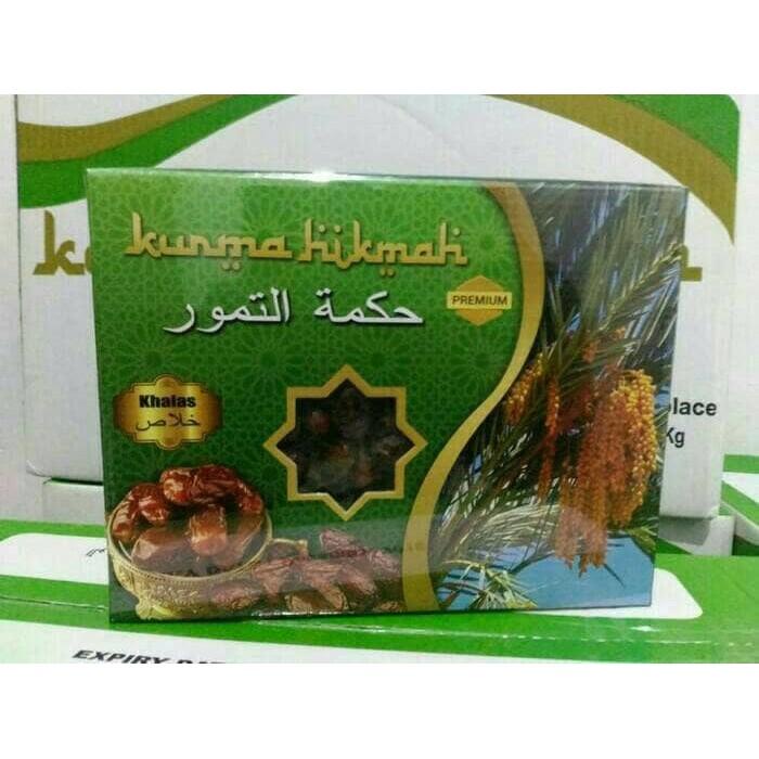 

terbaru !!! kurma hikmah khalas date crown 1 kg makanan ready