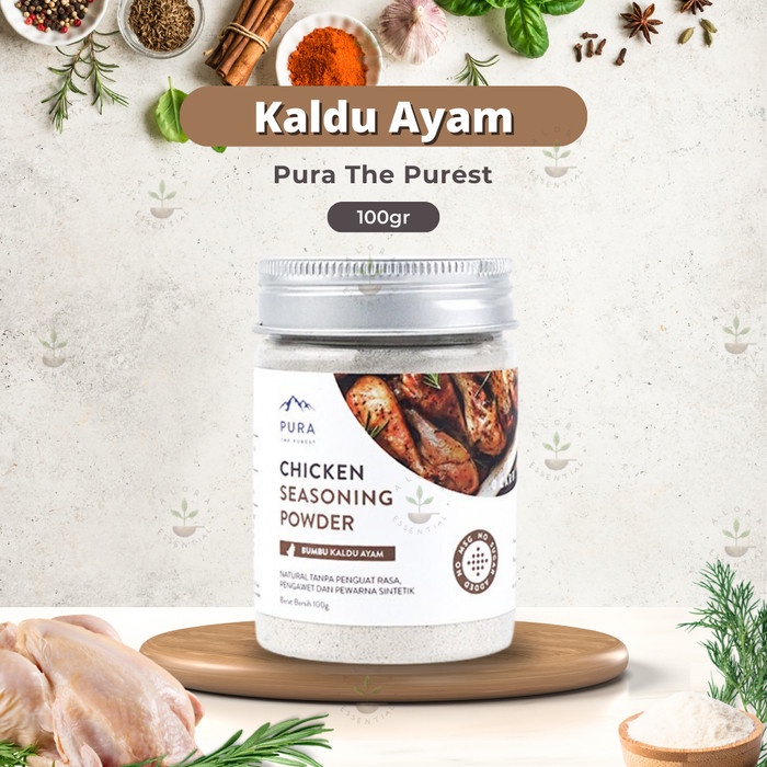 

Pura Seasoning With Himalayan Salt Chicken 80 Gram - Chicken Extract