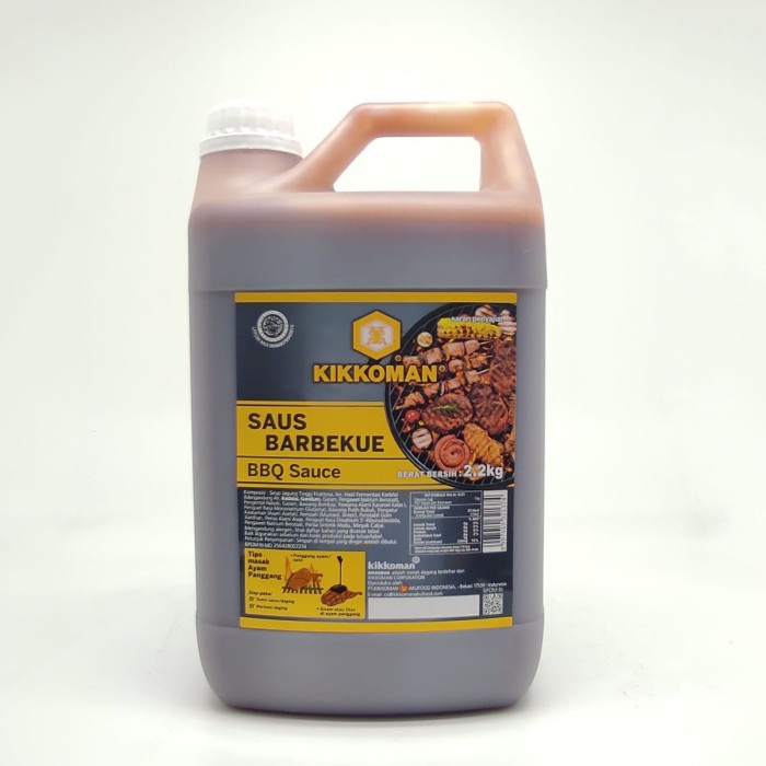 

Kikkoman Bbq Sauce Halal Jerigen 2L