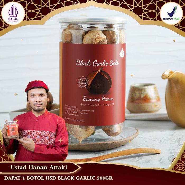 

Bawang Hitam Hsd 500 Gr Premium Spices Qc, 1 Botol