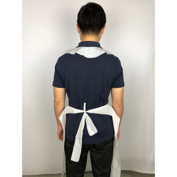 [mojiko] - Apron Celemek Plastik LDPE / Apron Medis Disposable 1 Pack Isi 100 Pcs
