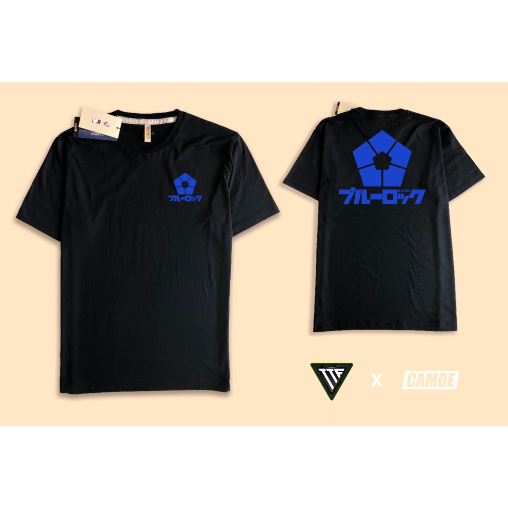 Kaos Tshirt Anime Blue Lock Logo Bluelock
