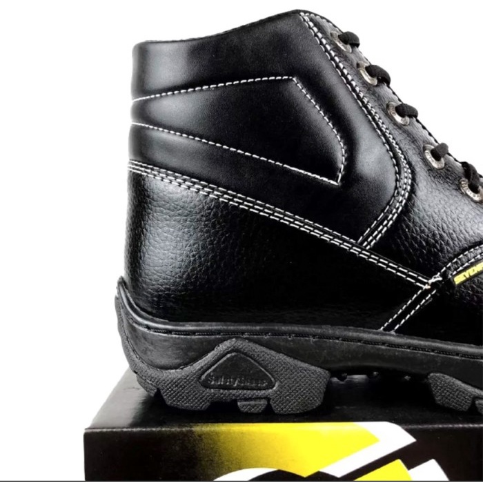 Sepatu Safety Boots Original Pria Wanita Septi Ujung Besi Proyek 43