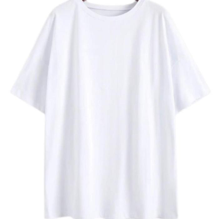 TERBATAS ( COD ) KAOS SUPER JUMBO XXXL- XXXXL / LD 130 - LD 140 / KAOS POLOS PUTIH / KAOS JUMBO /