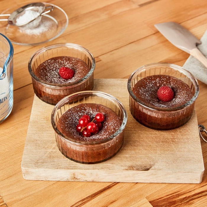 DURALEX RAMEKIN - Wadah Mangkuk Kue Kaca Creme Brulee - Oven Baking