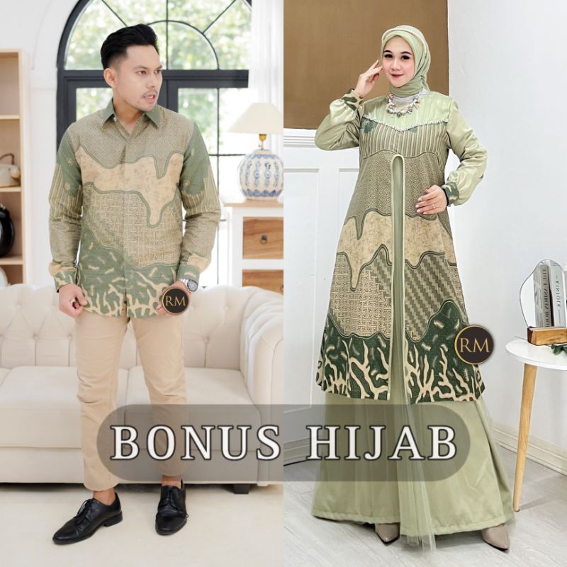COUPLE RAHAYU SAGE COUPLE BATIK GAMIS ENGAGEMENT SERIES