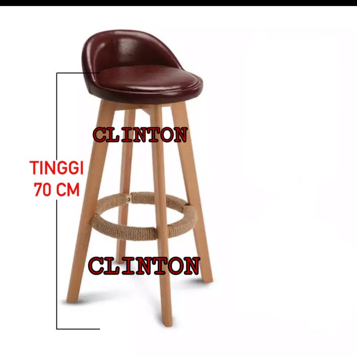 KURSI BAR KURSI BARSTOOL KURSI MINIBAR KURSI CAFE KURSI KAYU :)