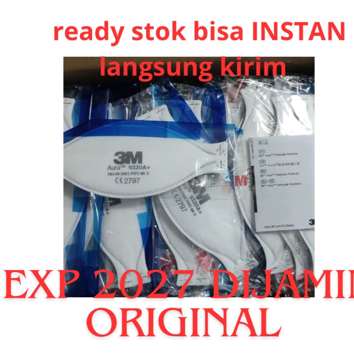 Masker aura 3M 9320A+ original
