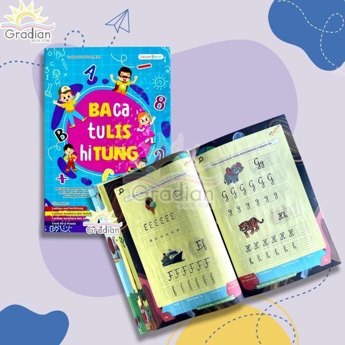 

SALE !!! [DAPAT 5 BUKU] 60 JAM PINTAR BACA TANPA DIEJA -CALISTUNG JARIMATIKA BACA TULIS HITUNG SIAP