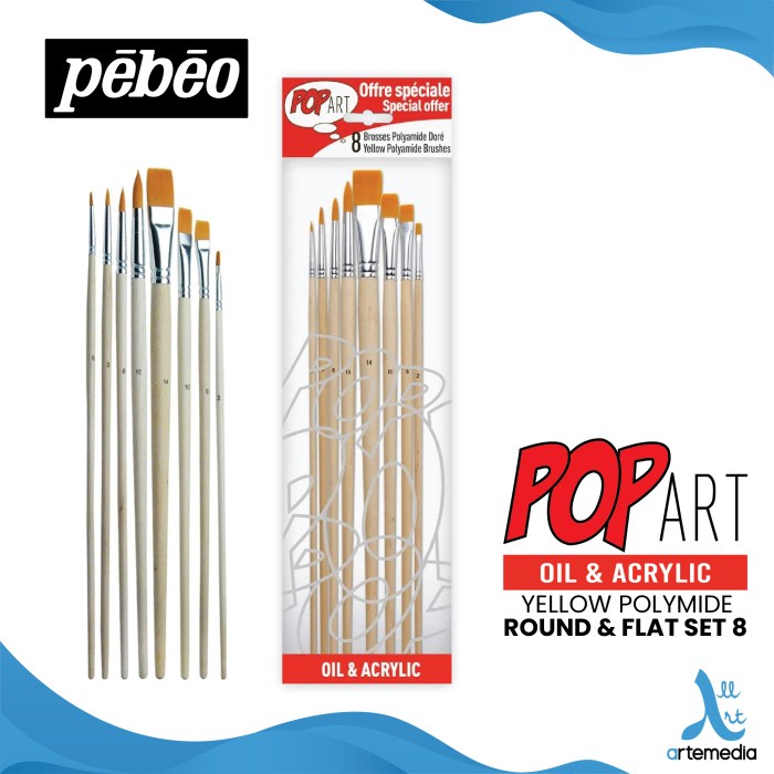 

Kuas Lukis Pebeo Yellow Polyade Oil and Acrylic Brush Set DiskonJual MurahHarga DiskonObral