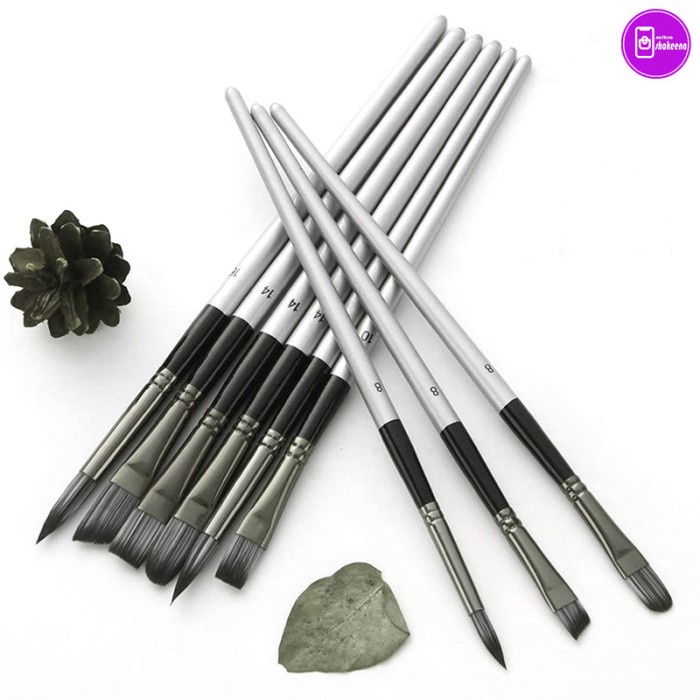 

Set Kuas Lukis Air nyak Nylon Paint Brush 24 PCS MS-ERGY Warna Gray DiskonJual MurahHarga