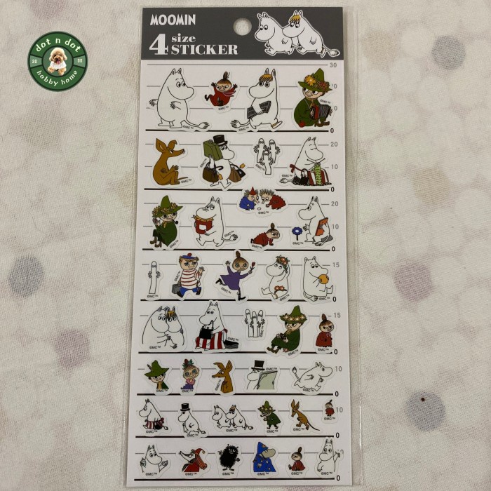 Sticker moomin japan kamio japan imc