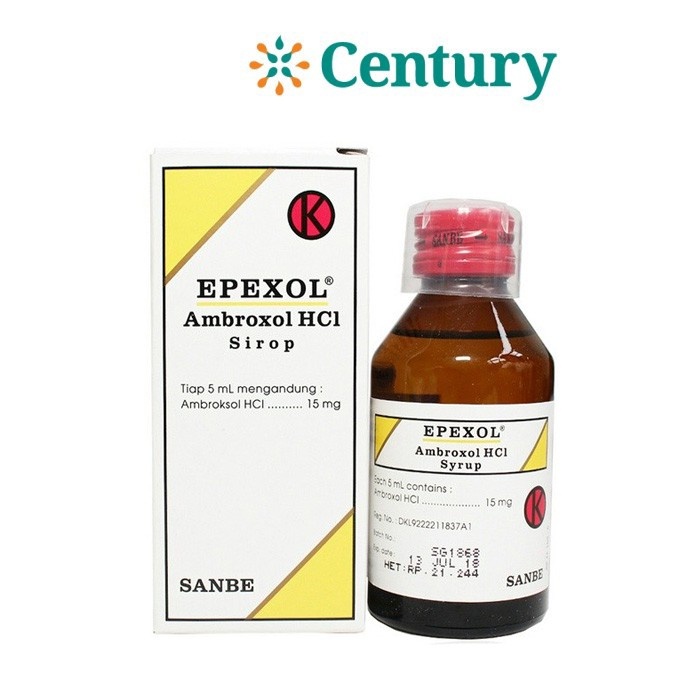 EPEXOL 15MG SYR 120ML / BATUK BERDAHAK / AMBROXOL