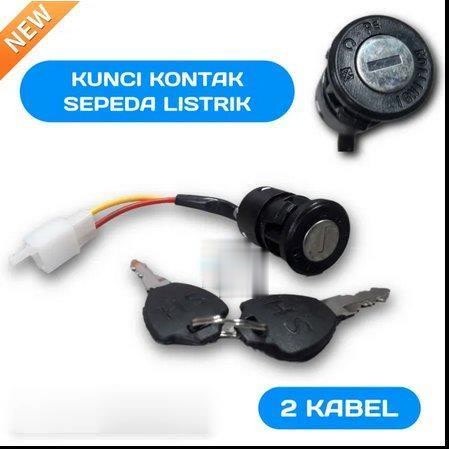 Kunci Kontak Sepeda Listrik Selis 2 Kabel