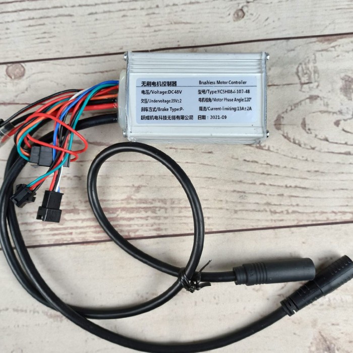 Brushless Motor Intelligent Controller DC36V/48V Ebike Sepeda Listrik
