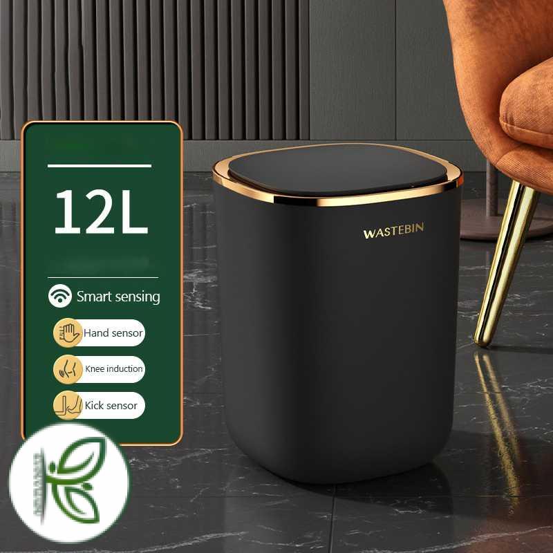 JAYPS Tempat Sampah Pintar Sensor Smart Dustbin Battery Power 12L - JY12