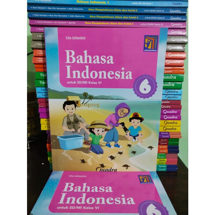 

SALE !!! BAHASA INDONESIA SD KELAS 6 KURIKULUM MERDEKA PENERBIT QUADRA READYY