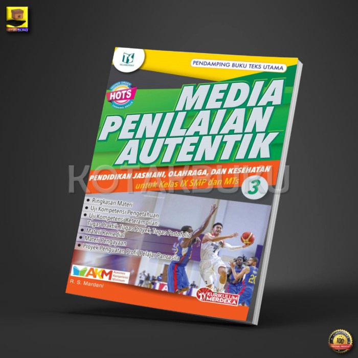 

SALE !!! MEDIA PENILAIAN AUTENTIK PJOK KELAS 7 8 9 SMP / PJOK SMP / KURIKULUM MERDEKA SMP READYY