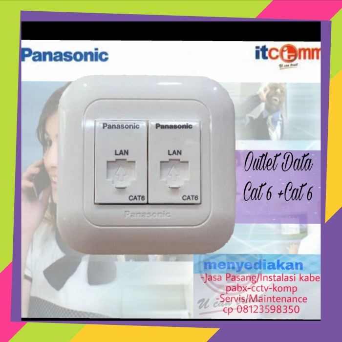 Outlet Data Panasonic 6 + 6 Frame Panasonic