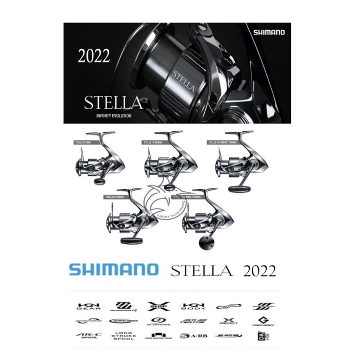 Shimano Stella FK 2022 1000 2500 C3000 4000 C5000