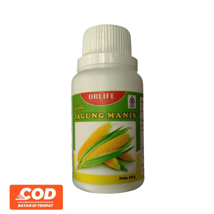 

Ready Stok" Perisa Pasta Jagung Manis 100 Gram Orlife