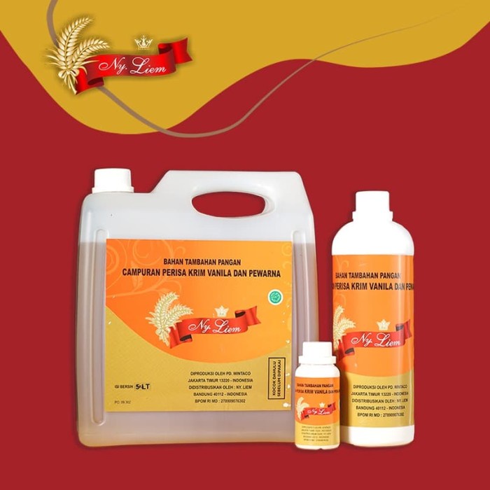 

Ready Stok" Ny. Liem Perisa / Essence Makanan Vanilla Cream 100 G