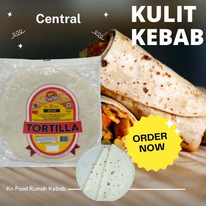 

Ready Stok" Kulit Kebab Gurih / Tortilla