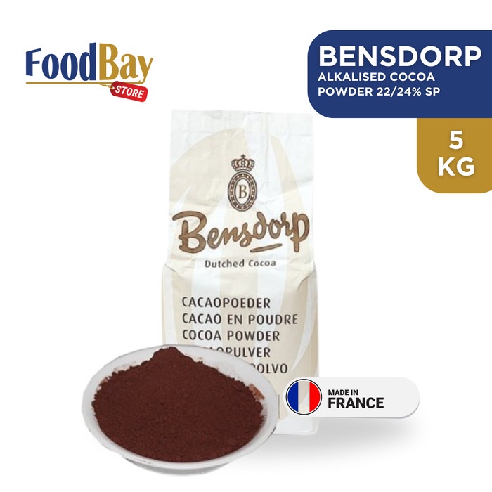 

Ready Stok" Bensdorp - Alkalised Cocoa Powder 22/24% Sp 5 Kg / Coklat Bubuk