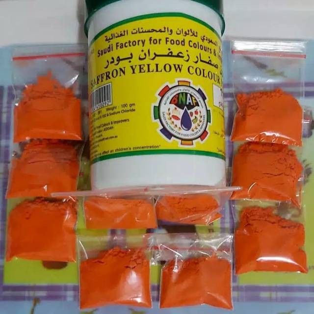 

Ready Stok" Bubuk Saffron/Safron/Zafaron 20 Gr - Pewarna Alami Makanan