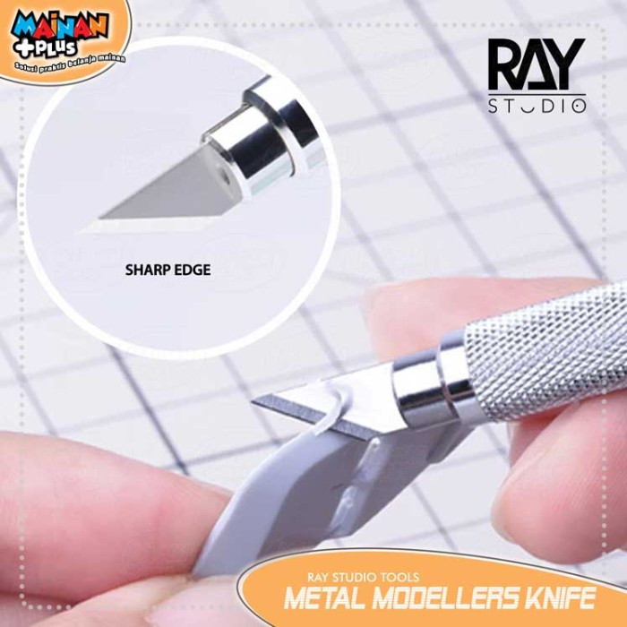ready stok ray studio full metal modelers art knife cutter gundam gunpla model kit tool original