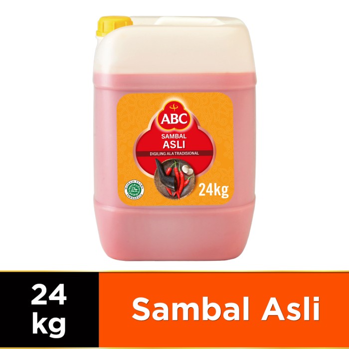 

Abc Saus Sambal Asli Jerigen 24 Kg