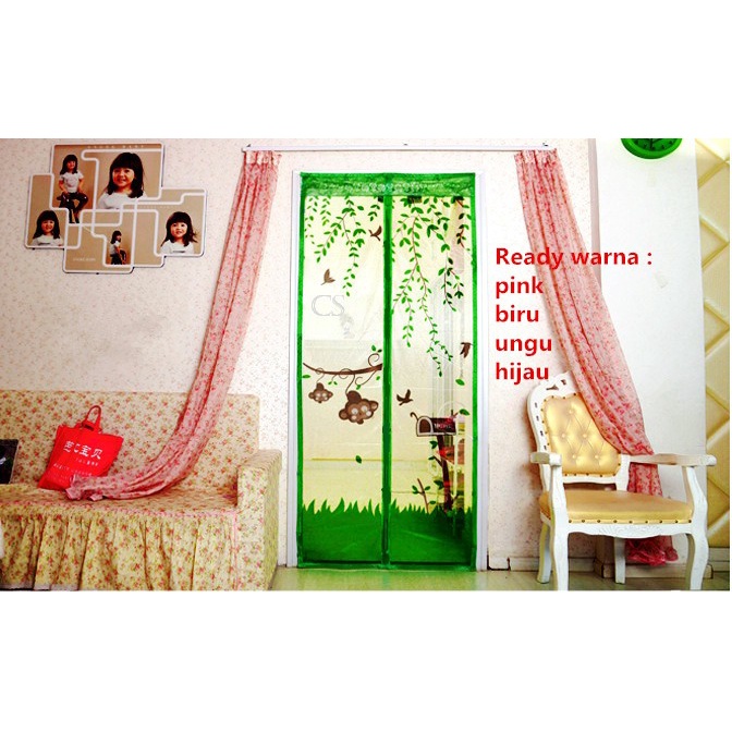 Kelambu pintu magnet MONKEY