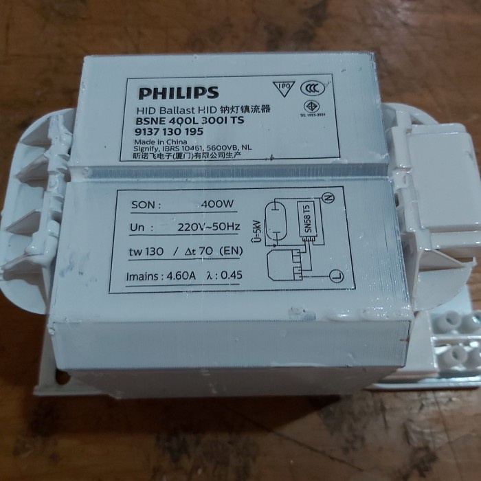 Philips Ballast Bsn / Bsne 400L Son-T 400W